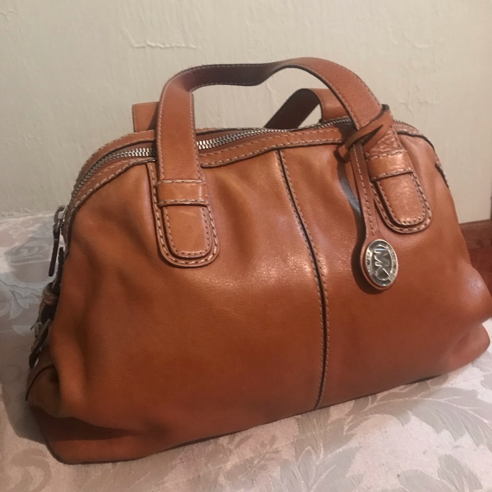 MICHAEL Michael Kors Leather Brown Tote